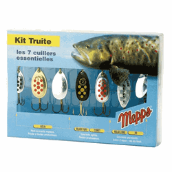 MEPPS SPINNER SET TROUT KIT - 7 stk spinner